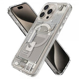 Spigen iPhone 15 Pro Skal Ultra Hybrid Zero One MagFit Natural Titanium