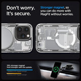 Spigen iPhone 15 Pro Skal Ultra Hybrid Zero One MagFit Vit