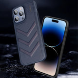 X-Level iPhone 15 Pro Skal V-shape Lila