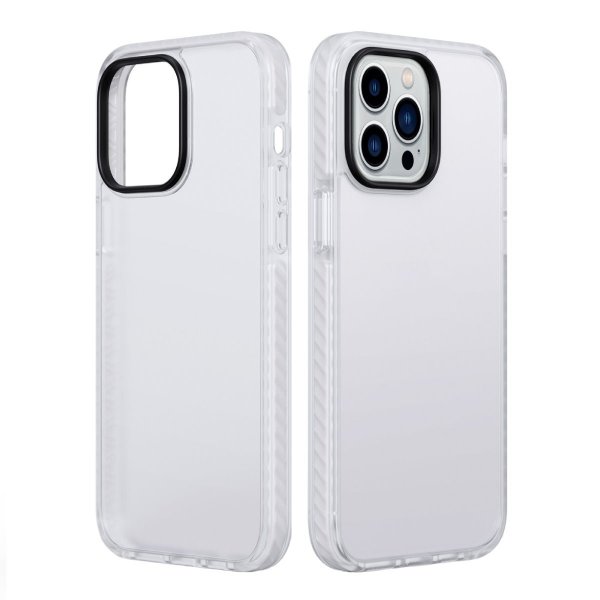 iPhone 15 Pro Skal Stöttålig TPU Vit
