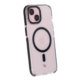 Rvelon iPhone 15 Skal TPU MagSafe Svart Transparent