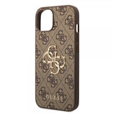 Guess iPhone 15 Skal 4G Logo Brun