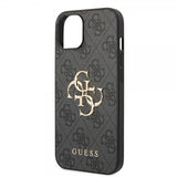 Guess iPhone 15 Skal 4G Logo Grå