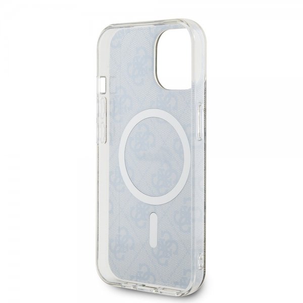 Guess iPhone 15 Skal 4G Pattern MagSafe Brun