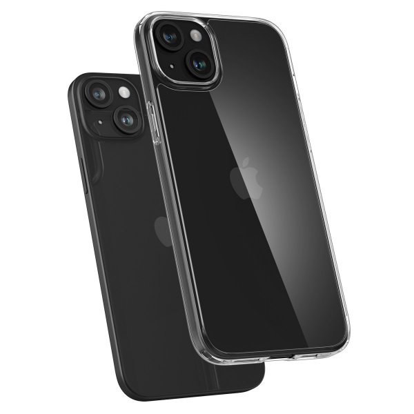 Spigen iPhone 15 Skal Air Skin Hybrid Crystal Clear