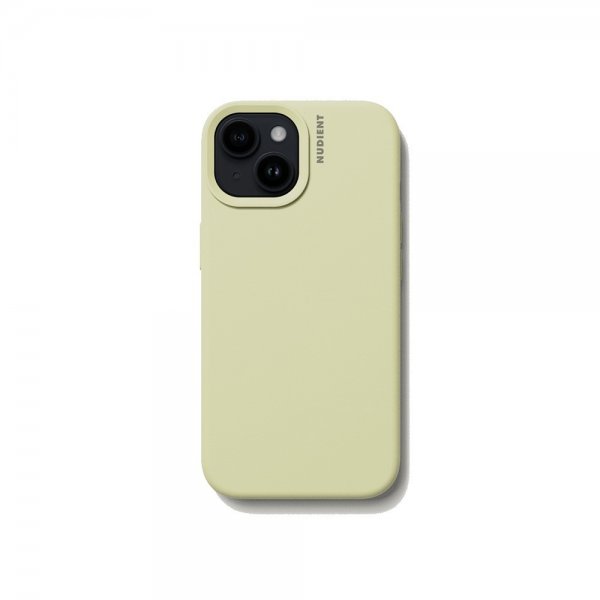 Nudient iPhone 15 Skal Base Case Pale Yellow