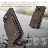CaseMe iPhone 15 Skal C20 Series Kaffe