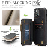CaseMe iPhone 15 Skal C20 Series Svart