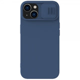 Nillkin iPhone 15 Skal CamShield Silky MagSafe Blå