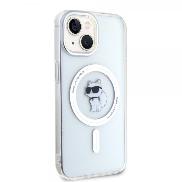 Karl Lagerfeld iPhone 15 Skal Choupette MagSafe Transparent