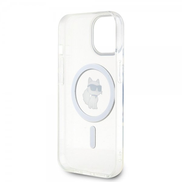 Karl Lagerfeld iPhone 15 Skal Choupette MagSafe Transparent