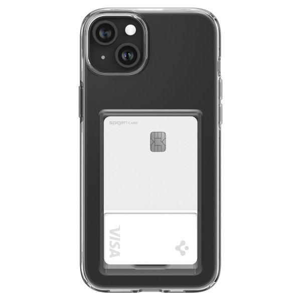 Spigen iPhone 15 Skal Crystal Slot Crystal Clear