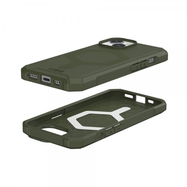 Urban Armor Gear (UAG) iPhone 15 Skal Essential Armor MagSafe Olive Drab