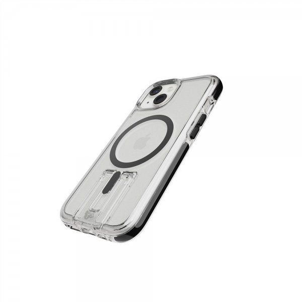 Tech21 iPhone 13/14/15/16e/17e Skal Evo Crystal Kick MagSafe Clear/Black