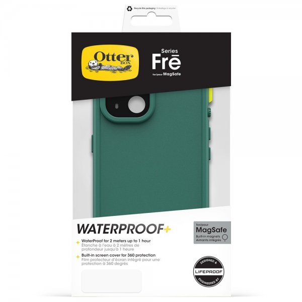 Otterbox iPhone 15 Skal Fre MagSafe Pine