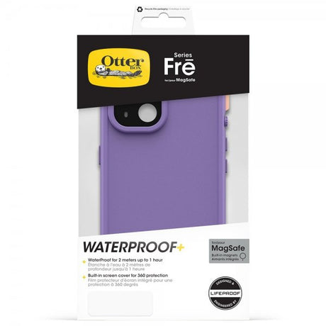 Otterbox iPhone 15 Skal Fre MagSafe Rule of Plum