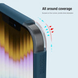 Nillkin iPhone 15 Skal Frosted Shield Pro MagSafe Blå