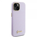 Guess iPhone 15 Skal Full Glitter Wrapped Lilac