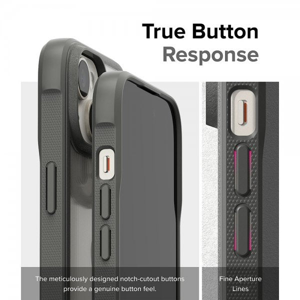 Ringke iPhone 15 Skal Fusion Bold Grå