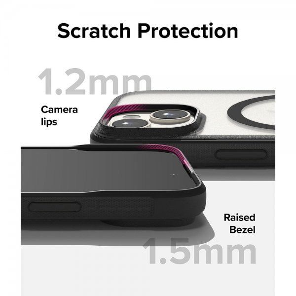 Ringke iPhone 15 Skal Fusion Bold Magnetic Matte Black