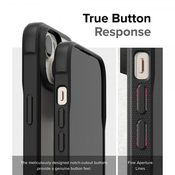 Ringke iPhone 15 Skal Fusion Bold Matte Black