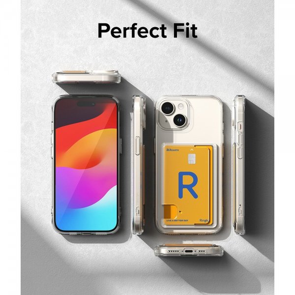 Ringke iPhone 15 Skal Fusion Card Clear