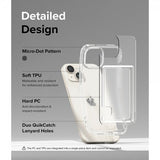 Ringke iPhone 15 Skal Fusion Card Clear