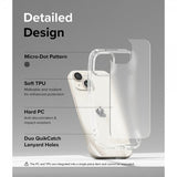 Ringke iPhone 15 Skal Fusion Matte Clear