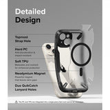 Ringke iPhone 15 Skal Fusion X Magnetic Matte Black