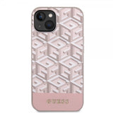Guess iPhone 15 Skal G Cube MagSafe Rosa