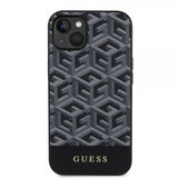 Guess iPhone 15 Skal G Cube MagSafe Svart