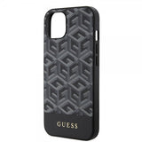 Guess iPhone 15 Skal G Cube MagSafe Svart