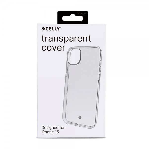 Celly iPhone 15 Skal GELSKIN Transparent