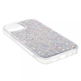 iPhone 15 Skal Glitterpaljetter Silver