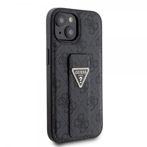 Guess iPhone 15 Skal Grip Stand Function Svart