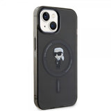 Karl Lagerfeld iPhone 15 Skal Ikonik MagSafe Svart