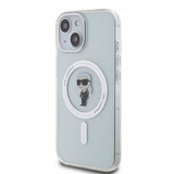 Karl Lagerfeld iPhone 15 Skal Ikonik MagSafe Transparent