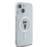 Karl Lagerfeld iPhone 15 Skal Ikonik MagSafe Transparent