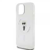 Karl Lagerfeld iPhone 15 Skal Ikonik MagSafe Transparent