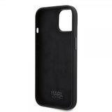Karl Lagerfeld iPhone 15 Skal Ikonik Metal Pin Svart