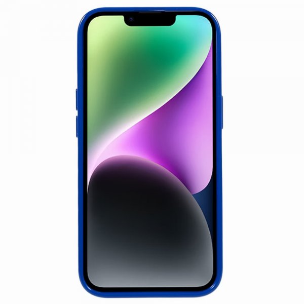 Mercury iPhone 15 Skal Jelly Glitter Blå