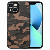 iPhone 15 Skal Kamouflage Brun