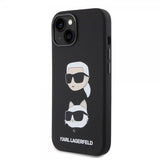 Karl Lagerfeld iPhone 15 Skal Karl & Choupette Svart