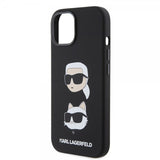 Karl Lagerfeld iPhone 15 Skal Karl & Choupette Svart