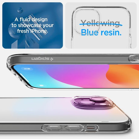 Spigen iPhone 15 Skal Liquid Crystal Crystal Clear