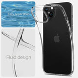Spigen iPhone 15 Skal Liquid Crystal Crystal Clear