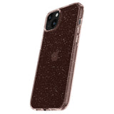 Spigen iPhone 15 Skal Liquid Crystal Glitter Rose Quartz