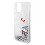 Hello Kitty iPhone 15 Skal Liquid Glitter Translucent