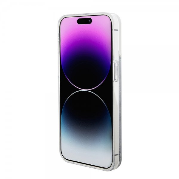 Hello Kitty iPhone 15 Skal Liquid Glitter Translucent