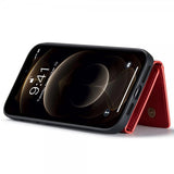 Dg.Ming iPhone 15 Skal M2 Series Löstagbar Korthållare Röd